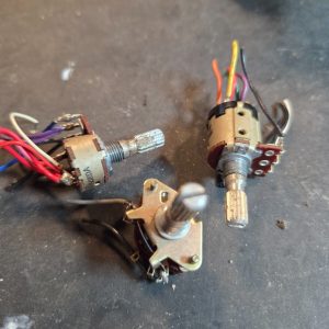 Midland 13-857 3 Rotary Control Set Tested CB Radio Parts