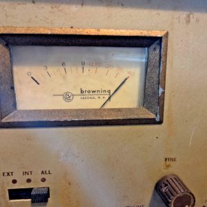 S/RF METER (FRONT PANEL) BROWNING GOLDEN EAGLE RECEIVER CB RADIO ORIGINAL