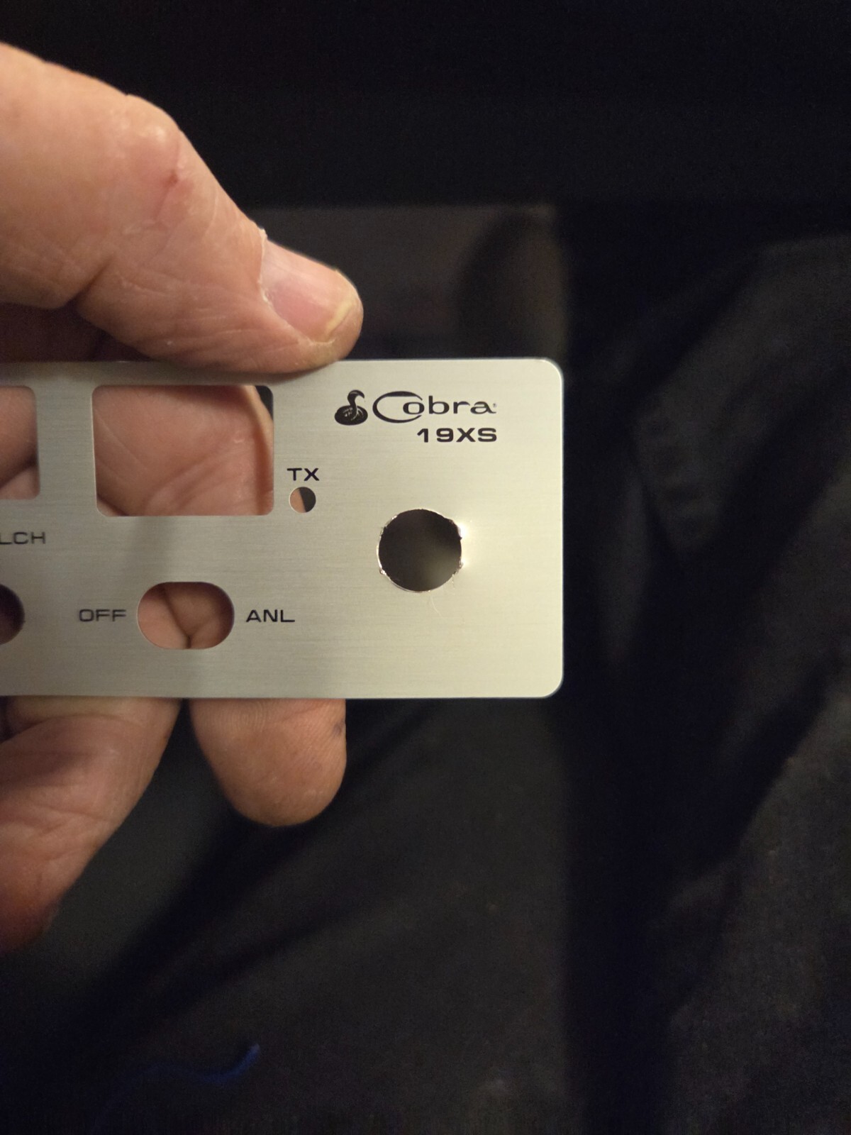 Cobra 19XS Printed Front Faceplate Panel - Image 2