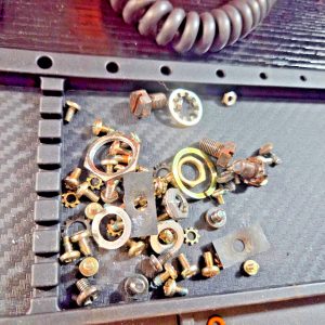 MONTGOMERY WARD MODEL 775 COMPLETE COMPLIMENT OF  SCREWS FOR THE MOBILE CB RADIO