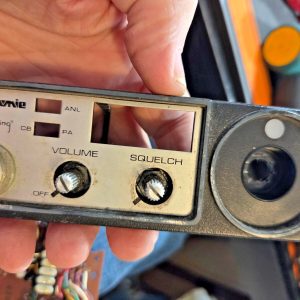 Brownie, by Browning, front faceplate, includes pots & mic input jack