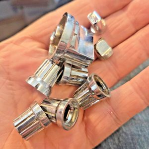 REALLY NICE SET OF CHROME KNOBS FOR THE Cobra 29 WX NW ST Sound Tracker NO RADIO