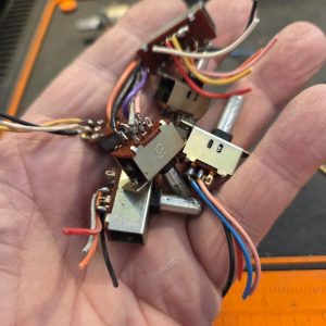 Uniden PC 76XL Push Switch Set 5 Switches