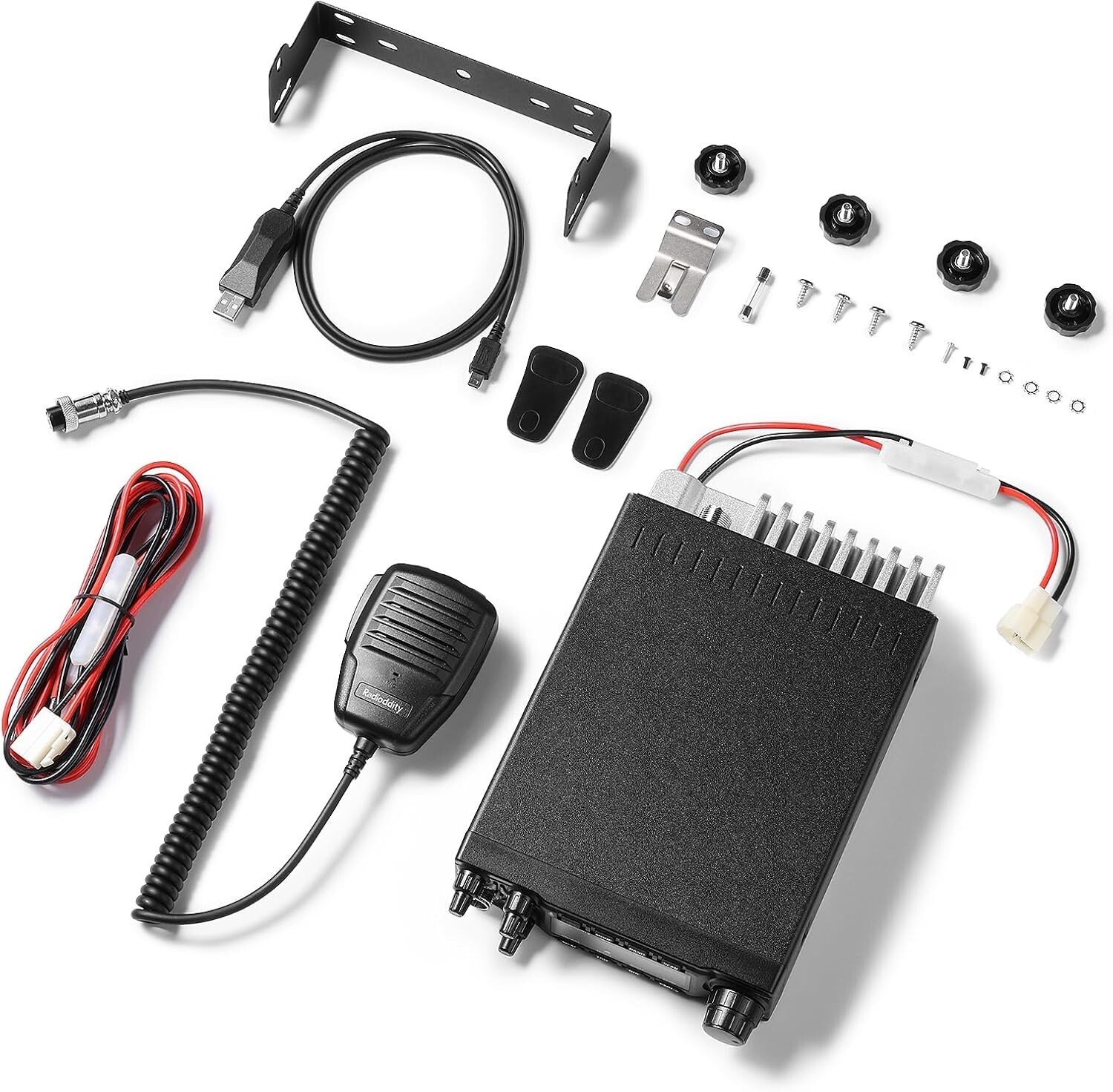 Radioddity QT80 10 Meter Mobile Ham Radio SSB/AM/FM/PA 80W, CTCSS/DCS - Image 2