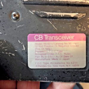TOP/BOTTOM COVER INCLUDING SPEAKER FOR JC PENNEY MODEL 6211 MOBILE CB RADIO