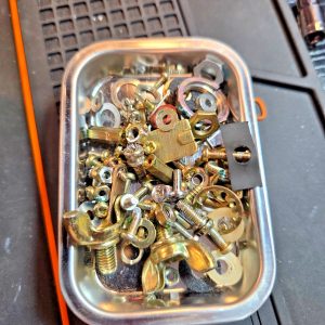 Teaberry "T Control" complete set of screws, nuts, bolts