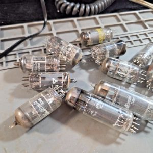 COMPLETE SET OF TUBES (UNTESTED) FOR LAFAYETTE COMSTAT 25B BASE STATION CB RADIO
