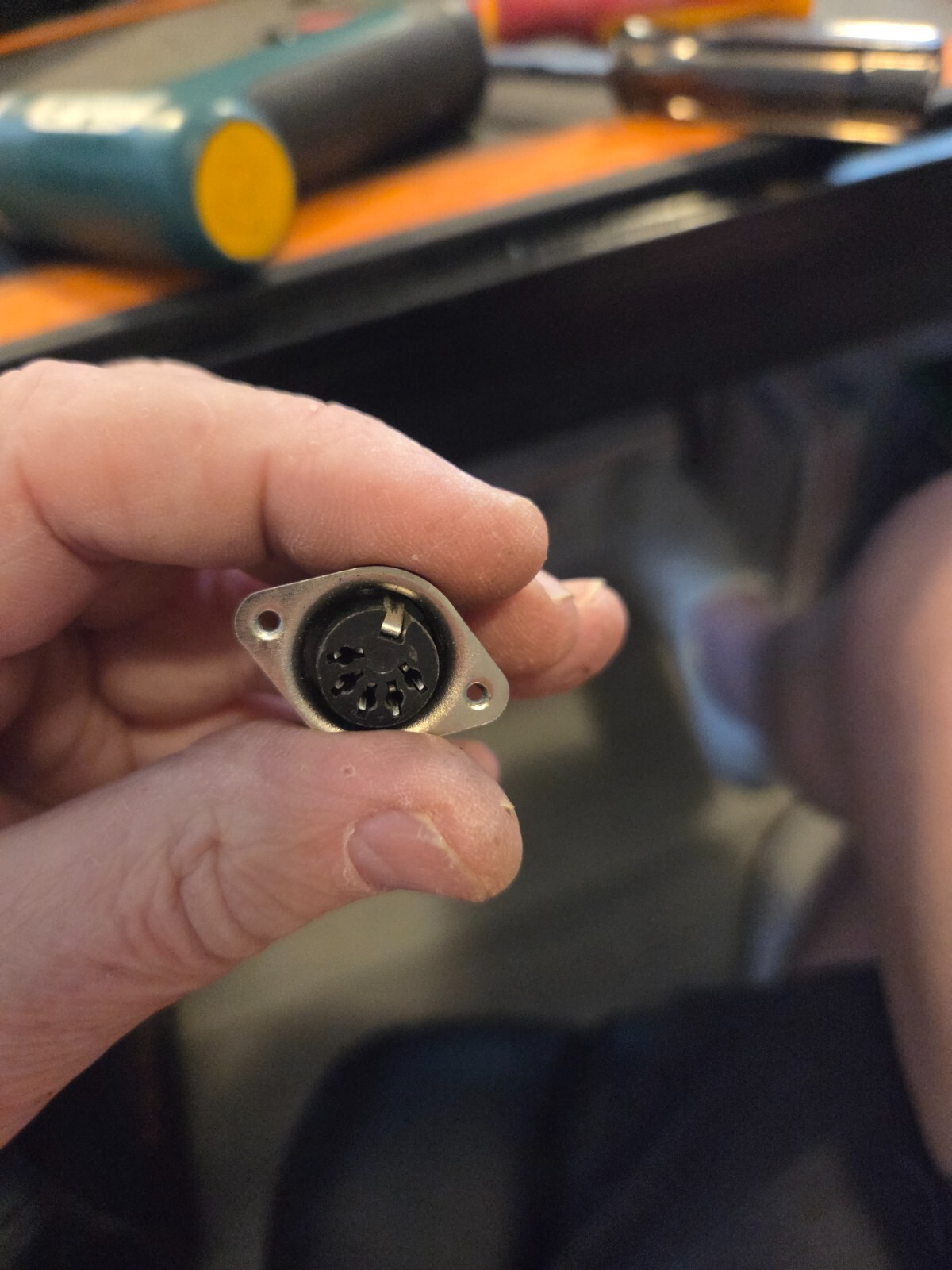 Lafayette HB-650 Microphone Connector Socket CB Radio Parts