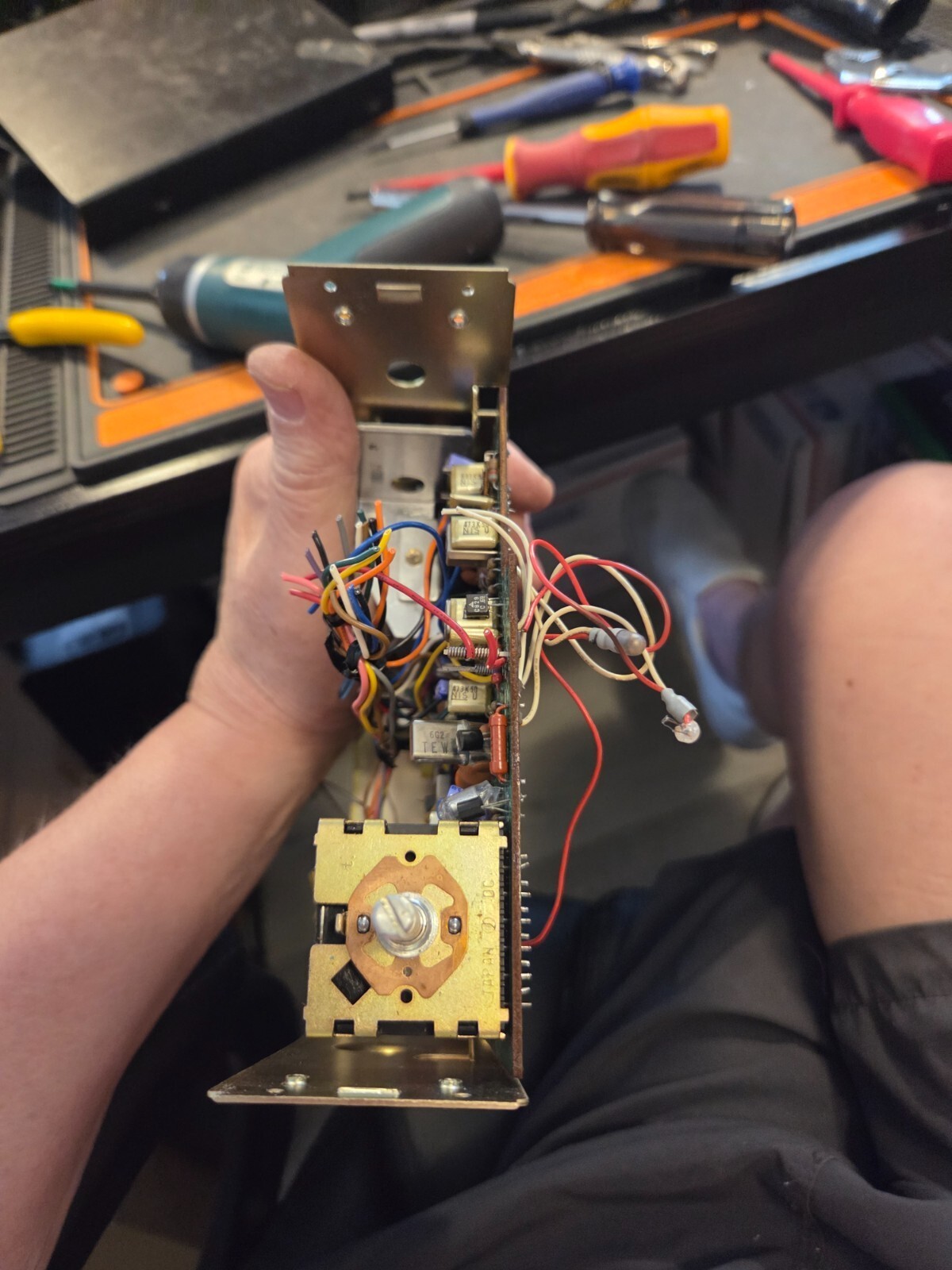 Lafayette HB-650 Main Circuit Board Chassis and Channel Selector CB Radio Tested - Image 3