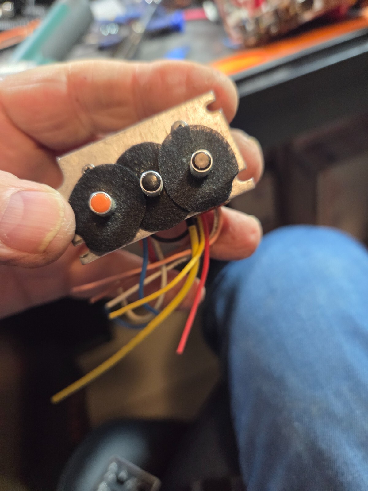 Realistic TRC-427 Three Slide Switches Bracket Assembly Tested Working