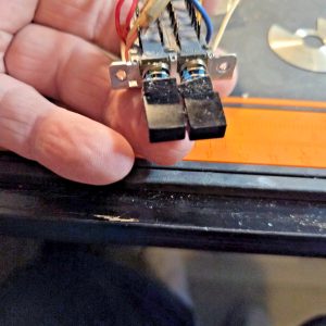 Teaberry "T Control" front panel push button switches w/ bracket