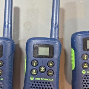 TRIPLE SET OF MOTOROLA FRS RADIOS, TESTED WORKING