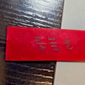 AMBER "ON THE AIR" STRIP FOR BROWNING GOLDEN EAGLE BASE STATION CB RADIO