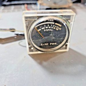 SR/F METER (ROUND) FOR REGENCY CR-186 MOBILE CB RADIO