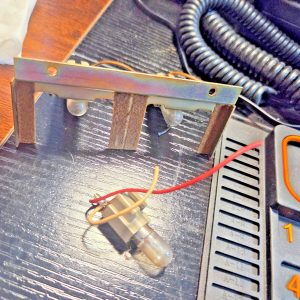 METER BRACKET AND BACKLIGHT ONLY FROM A PRESIDENT DWIGHT D CB RADIO