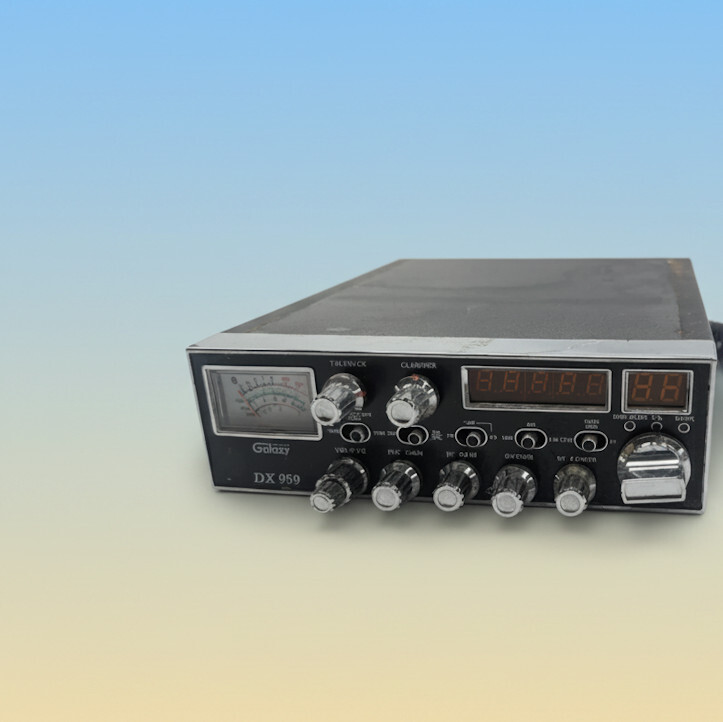S/RF METER FOR GALAXY DX 959B MOBILE CB RADIO BIG SIZE/WHITE BACKGROUND - Image 2