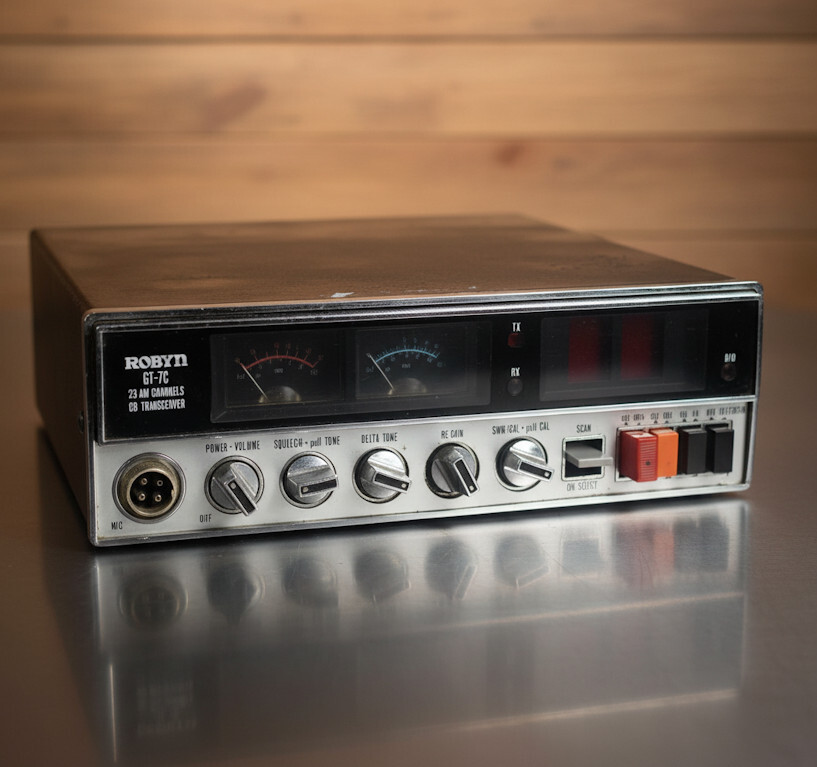 BEAUTIFUL ROBYN GC-7C "TWIN METERS," GREAT LIGHTING, WORKS PERFECTLY, SCAN ETC.