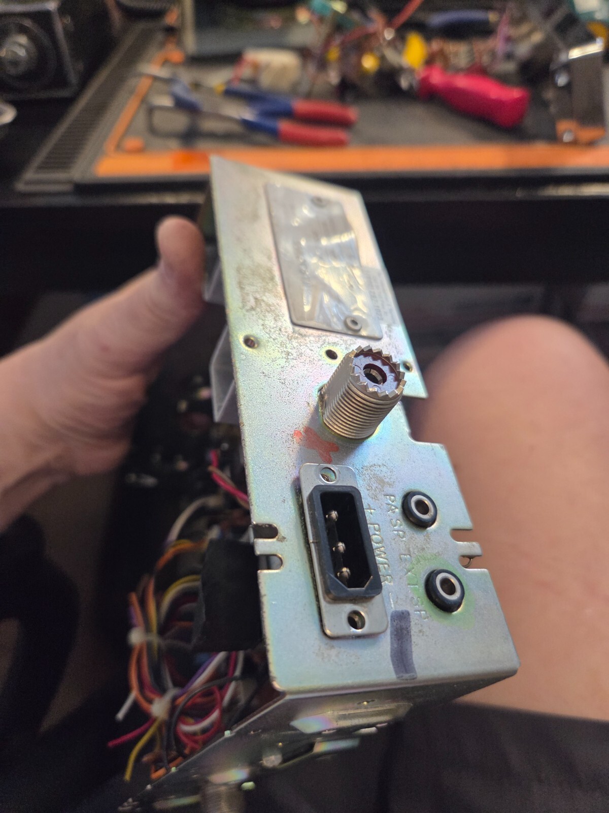 Uniden PC66XL Main Circuit Board and Chassis Assembly - Image 3