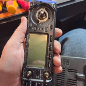front control head faceplate of an Icom IC-706MkII HF/VHF all-band amateur radio