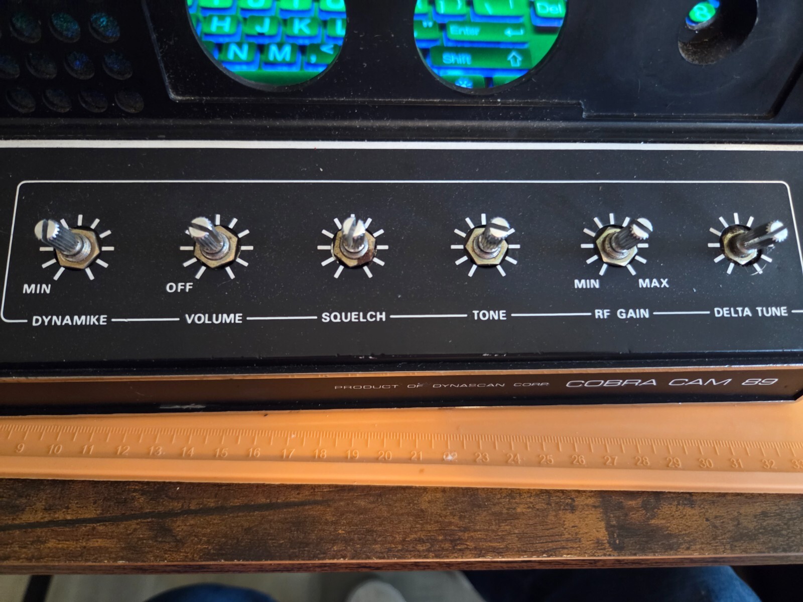 UNIQUE OPPORTUNITY FRONT PANEL AND ALL RHEOSTATS COBRA CAM 89 - Image 2