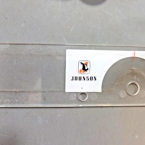 FRONT GLASS FOR E.F. JOHNSON MODEL 250 BASE STATION CB RADIO