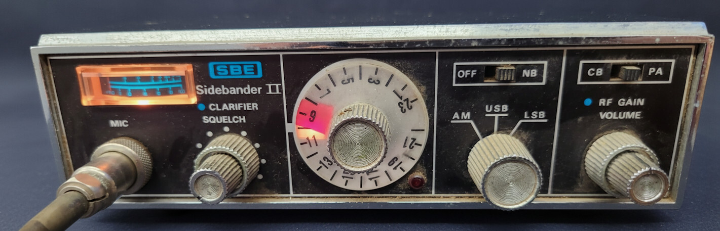 SBE SIDEBANDER II COMPLETE SET OF KNOBS MOBILE CB RADIO