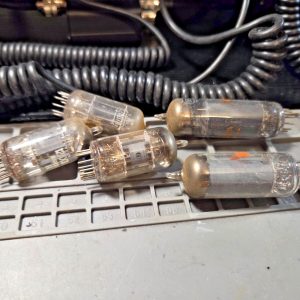 COMPLETE SET OF ORIGINAL TUBES (UNTESTED) FOR BROWNING SR-27 BASE STATION CB
