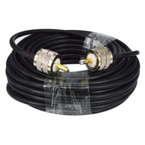 Promotion! 15M UHF Coaxial Cable RG58 Coax Cable PL259 Cable 50 Ohms CB Radio Antenna Cable UHF Male To UHF Male Low Loss UHF