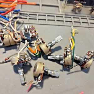 HY-GAIN VIII COMPLETE SET OF POTS FOR BASE STATION CB RADIO