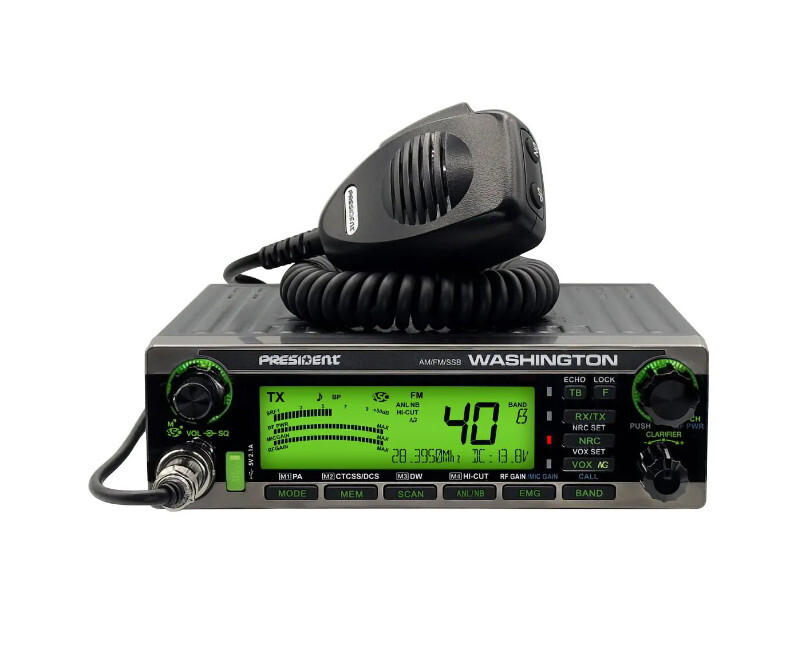 President Washington 10 Meter Radio With AM / FM / SSB mobile cb radio
