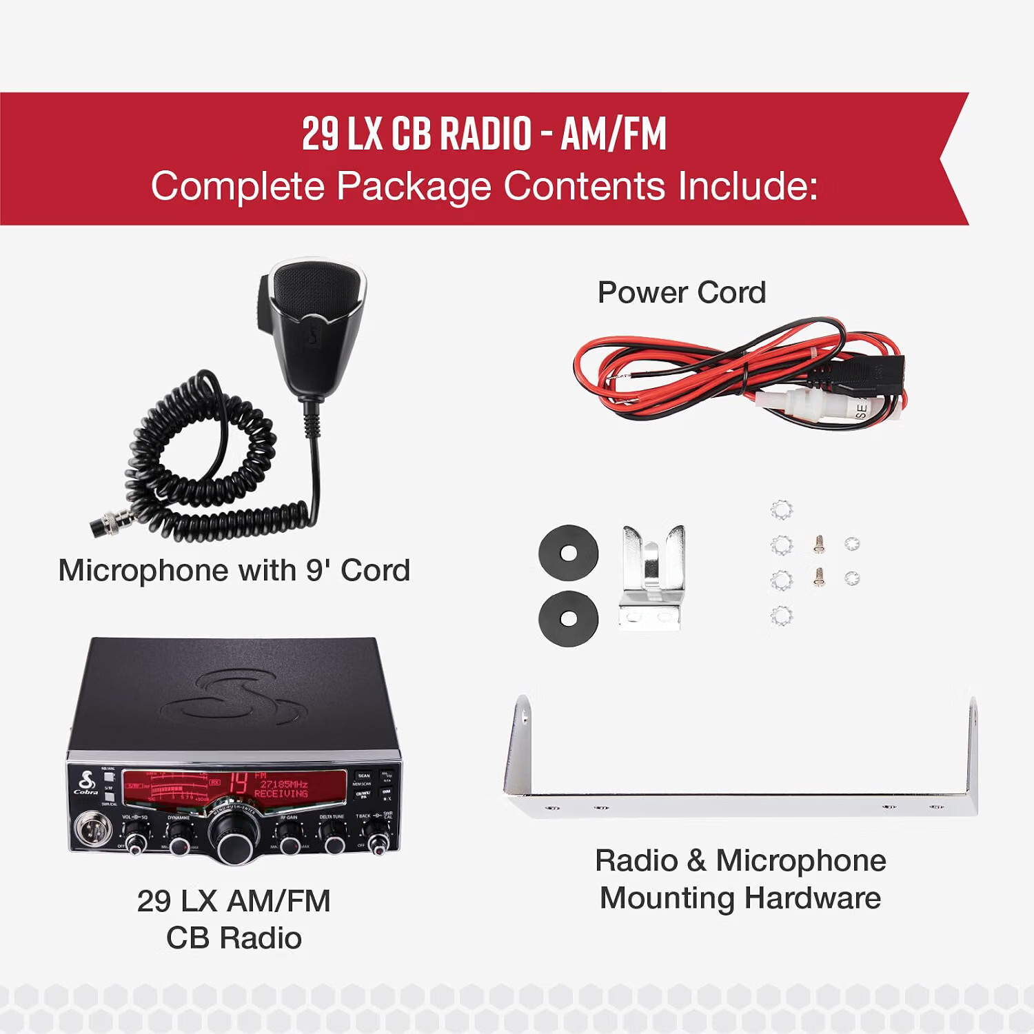Cobra 29LX AM/FM Professional CB Radio - Image 2
