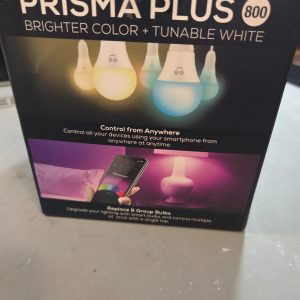 PRISMA PLUS WIFI BULBS, TUNEABLE, ADJUSTABLE COLORS, STILL IN BOX