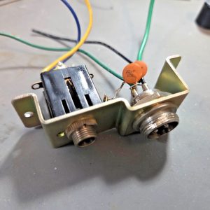 MIC/HEADPHONE JACKS FOR ROYCE 1-624 BASE STATION CB RADIO