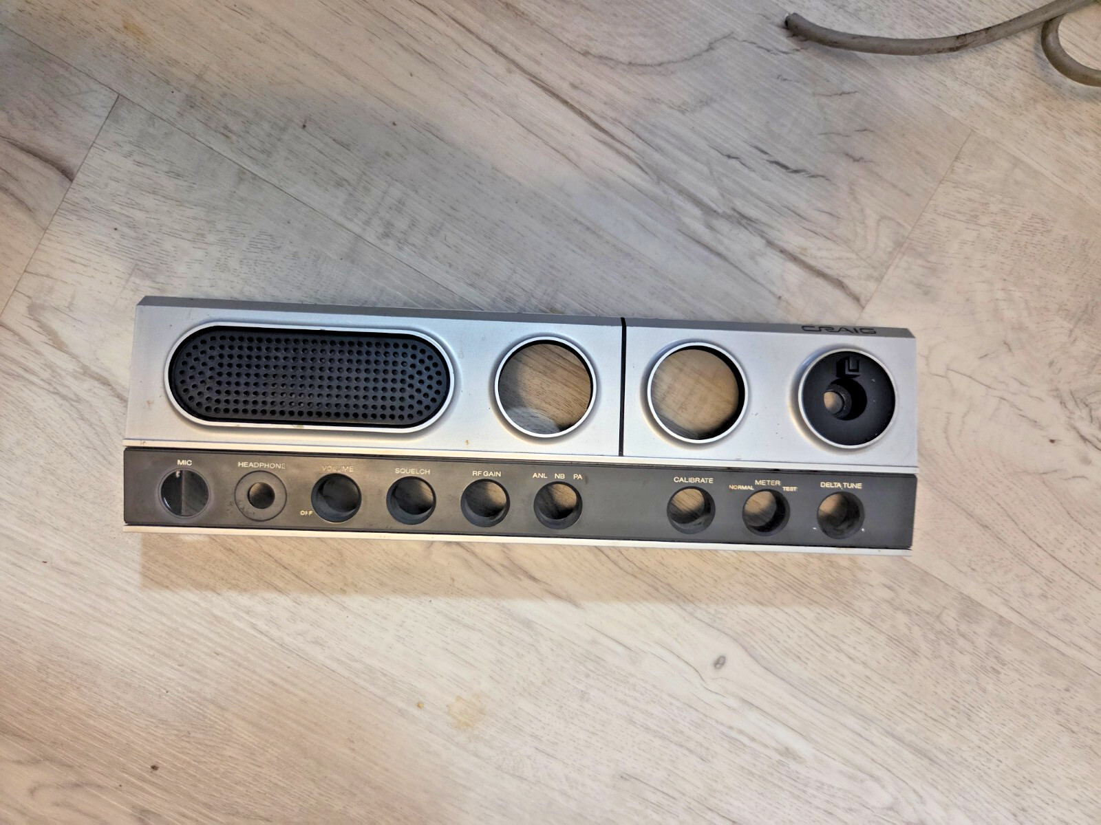 CRAIG 4201 BASE STATION FRONT FACEPLATE, EXCEPTIONAL QUALITY, VERY NICE