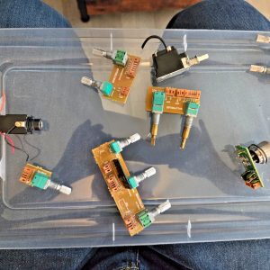 COMPLETE SET OF CONTROL BOARDS AND CONTROLS FOR GALAXY DX-2547 BASE STATION CB