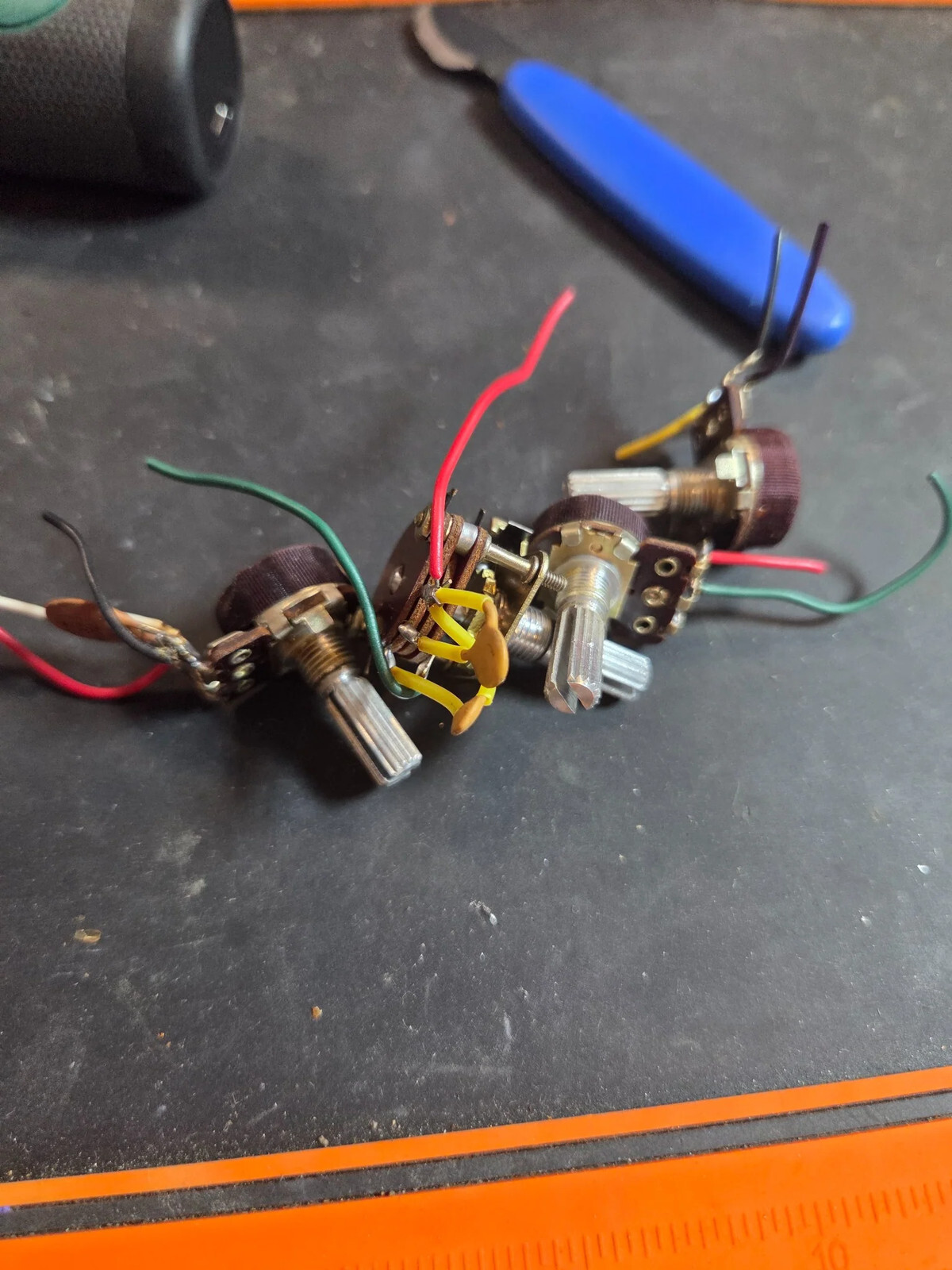 Lafayette Telsat 925B Three Potentiometer Control Assembly