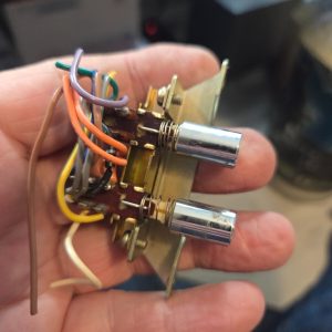 Royce Model 621 front panel push buttons