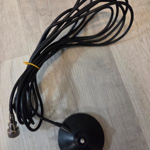 MOBILE ANTENNA MAGNETIC MOUNT WITH 20' COAX, NO ANTENNAT, HAS SCREW ON MOUNT