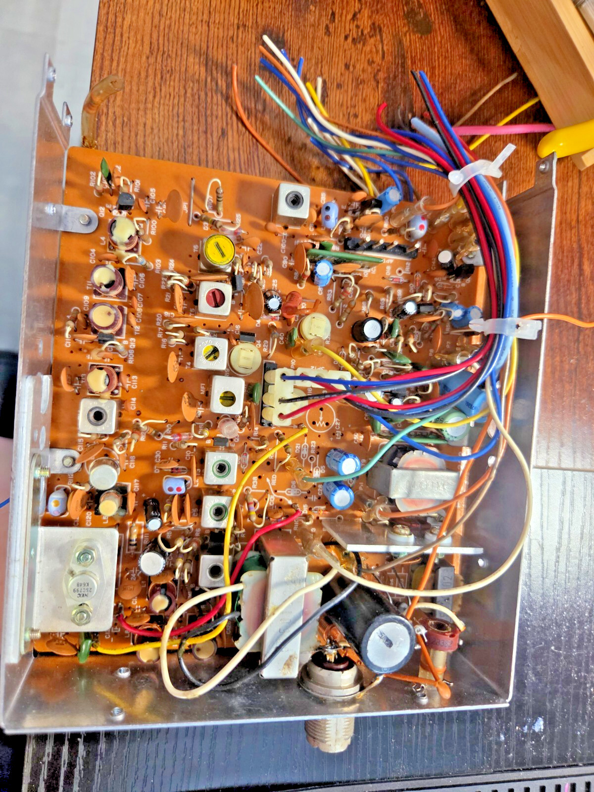 WORKING MAINBOARD W/ FINALS JC PENNEY PINTO 23 BASE STATION CB RADIO