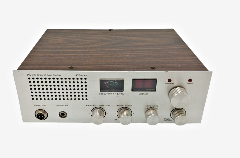 WORKING MAINBOARD W/ FINALS JC PENNEY PINTO 23 BASE STATION CB RADIO - Image 4