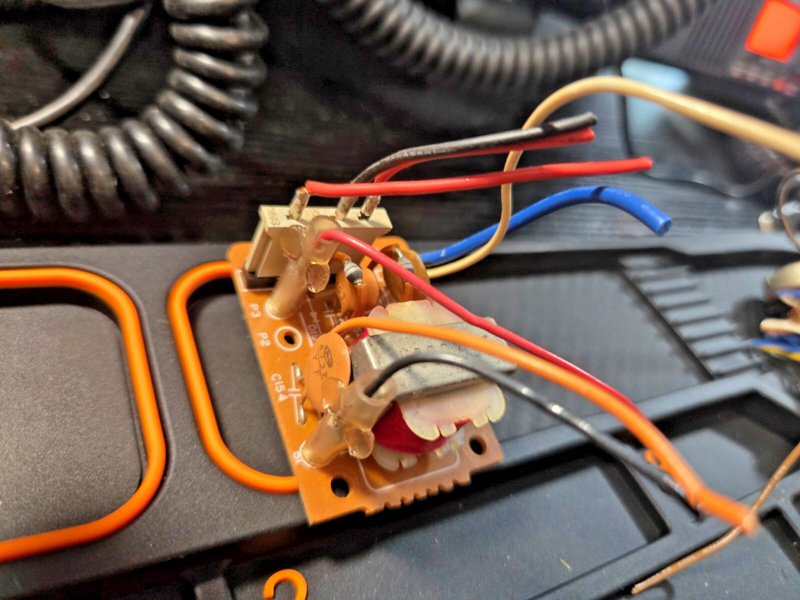 WORKING AC TRANSFORMER & DC VOLTAGE BOARD FOR JC PENNEY PINTO 23 BASE STATION CB