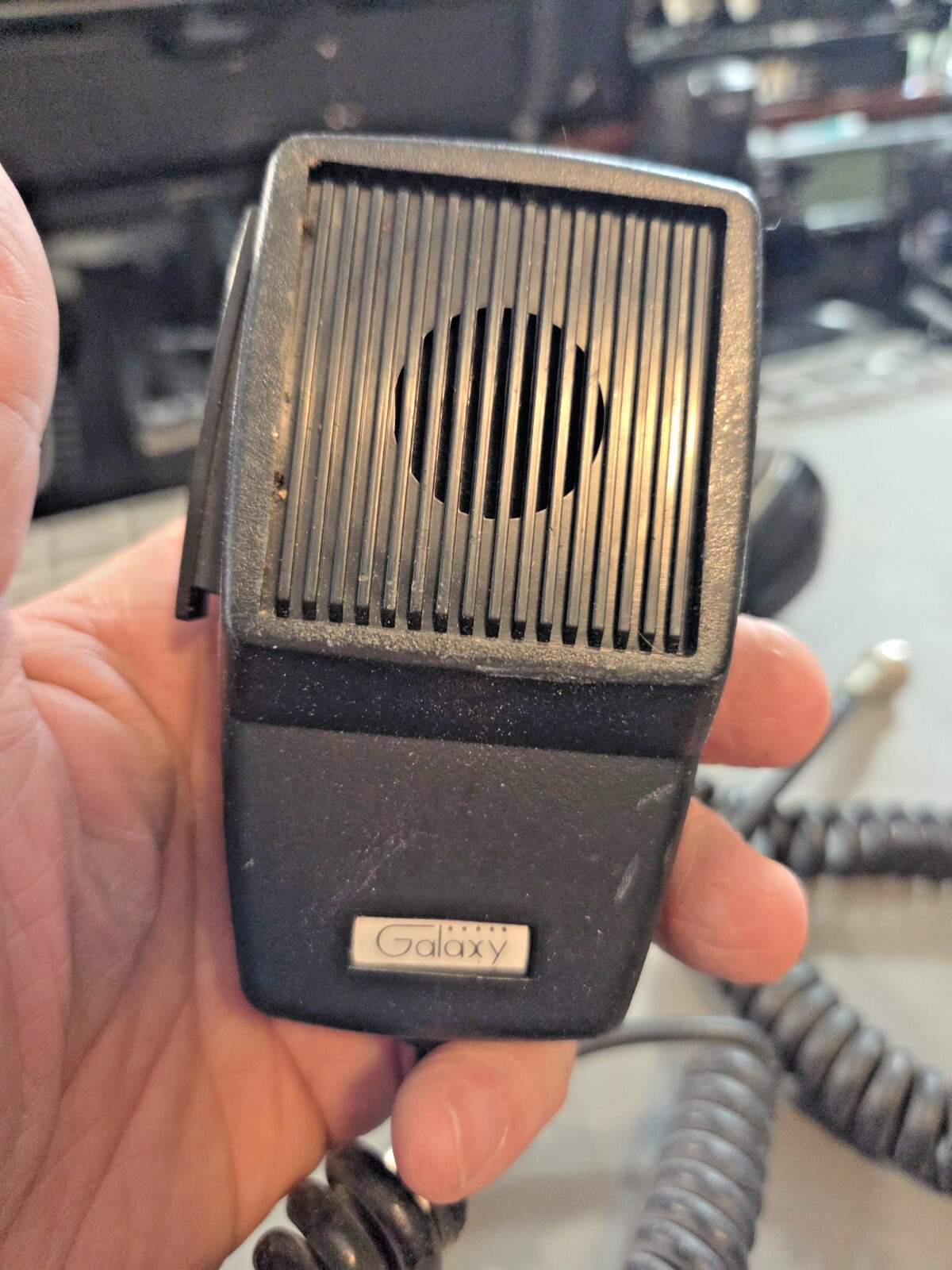ORIGINAL EQUIPMENT GALAXY CB RADIO HANDHELD MICROPHONE USED WORKING