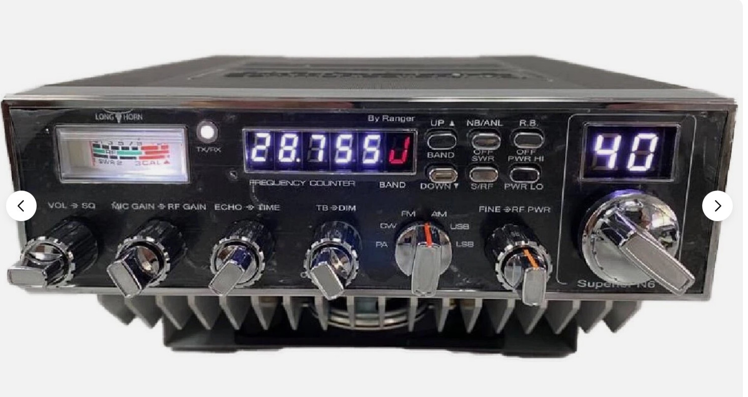 L@@K 600 WATT RANGER RCI LONGHORN SUPERIOR N6 10M RADIO IN BOX