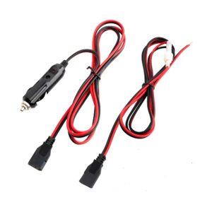 New CB Radio Power Cord 3Pin Plug Cable 2-Wire with 12V 15A Radio Accessories Lighter for 880FM/PC78LTX GMRS Mobile Radio