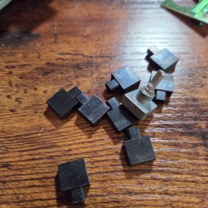 Uniden PRO 640e Black Pushbutton Caps Lot