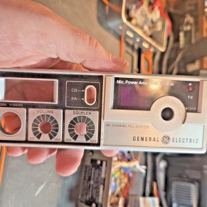 10/10 faceplate for the General Electric Model G-5804g mobile cb
