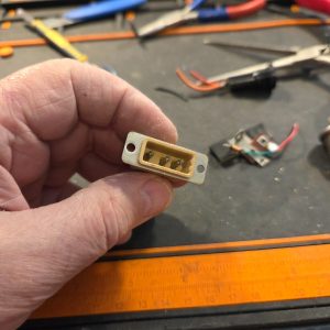 Cobra 139XLR 3-Pin DC Power Connector Socket Tested