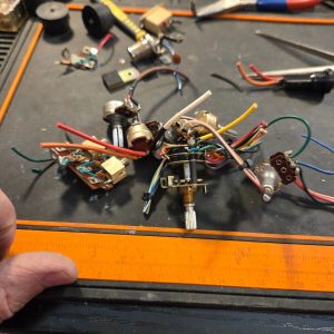 Cobra 139XLR Rotary Controls Potentiometers & Switch Lot Tested