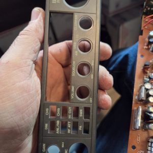 Uniden PRO 640e Front Bezel Faceplate
