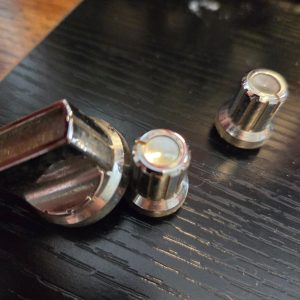 Cobra 20 LTD Chrome Control Knob Set 3 Knobs